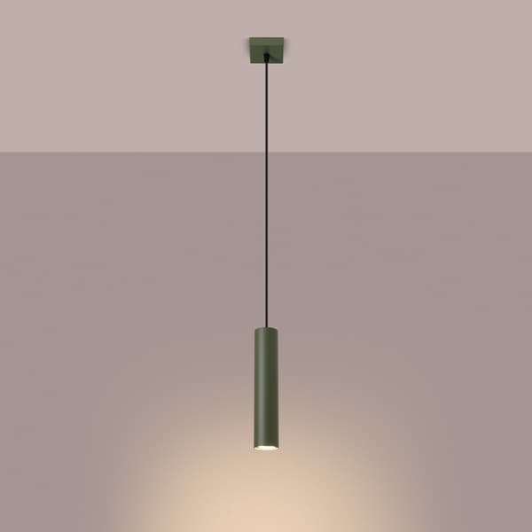 Taklampa LAGOS 1 olivgrön Green