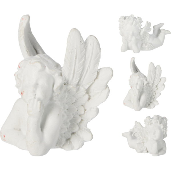 Ängel Vit 6 cm 3-pack White