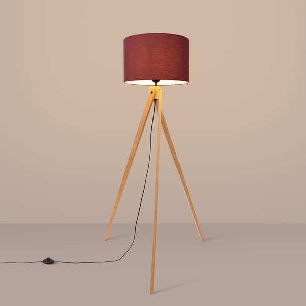Golvlampa NATT vinröd Multicolor