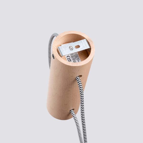 Vägglampa NIMBI E27 med strömbrytare Brown