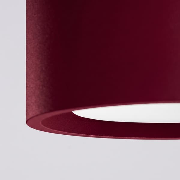 Taklampa MODO 2 vinröd Gx53 burgundy