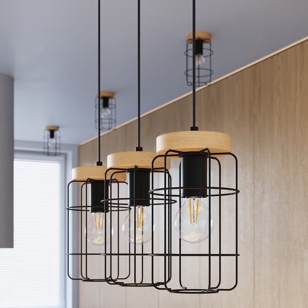 Taklampa GOTTO 3L Black