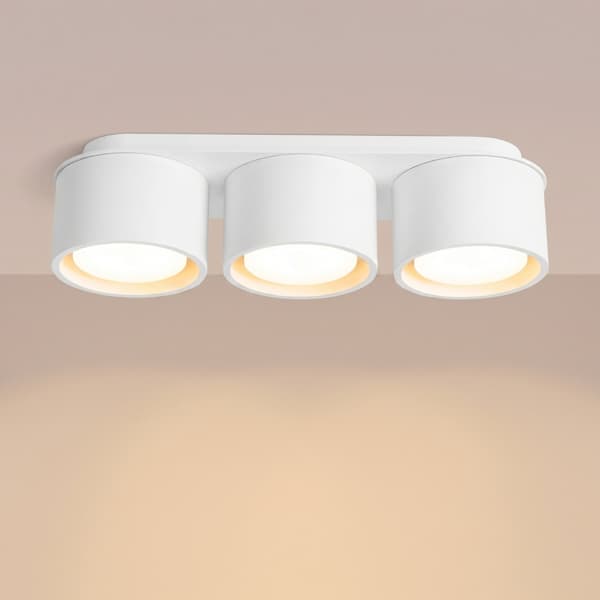 Taklampa MODO 3 vit Gx53 White