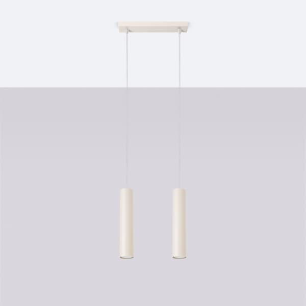 Taklampa LAGOS 2 beige Beige