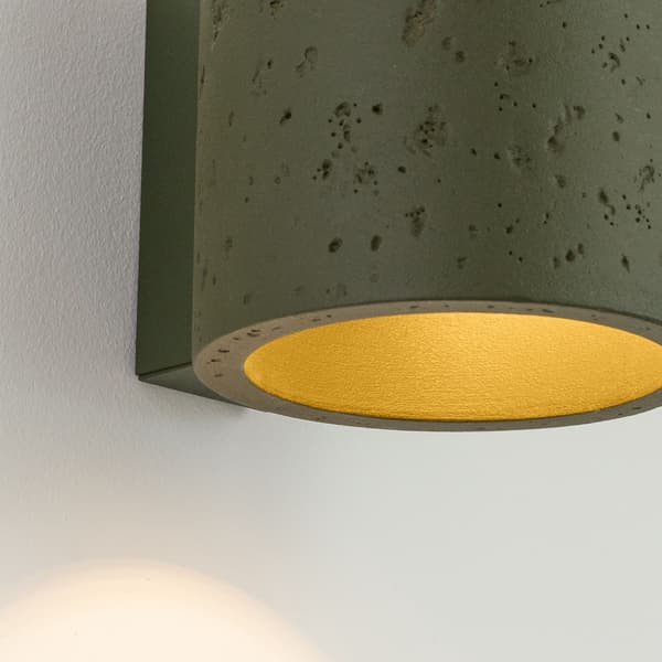 Vägglampa ORBIS betong olivgrön Grön