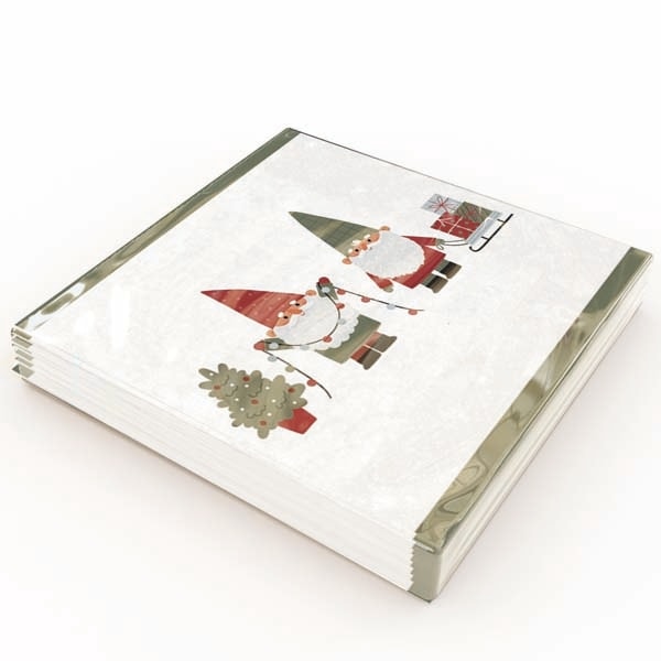 Servetter Modern Jul 20-pack multifärg