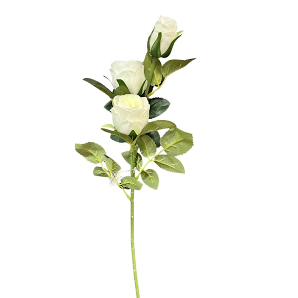 Ros Bukett 3 rosor Vit 56 cm White