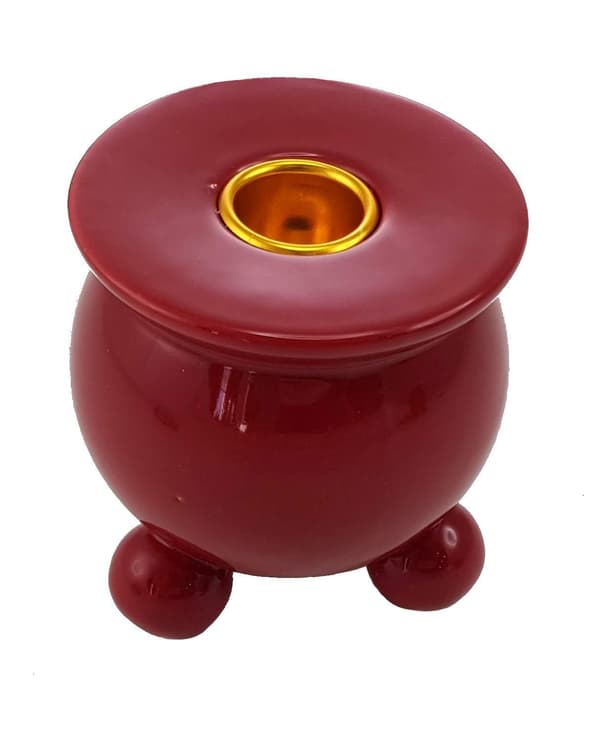 Ljusstake Jul Kula 13 cm Red