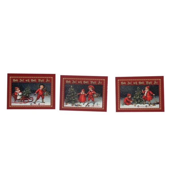 Joulukortti kirjekuorella 12 kpl 6x8 cm Multicolor