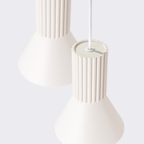 Pendellampa ESTRIA 3P beige Beige