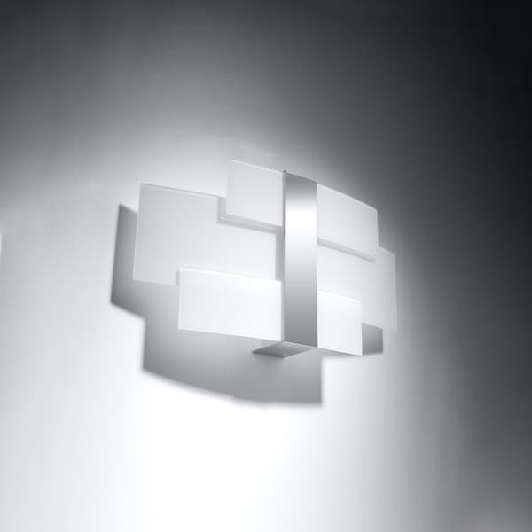 Vägglampa CELIA krom White