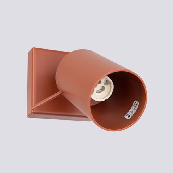 Vägglampa RING röd ochra Red