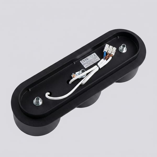 Taklampa MODO 3 svart Gx53 Black