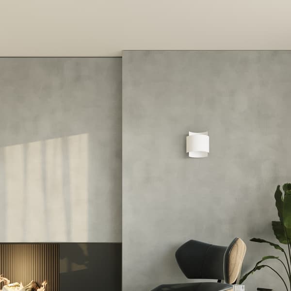 Vägglampa IMPACT vit White