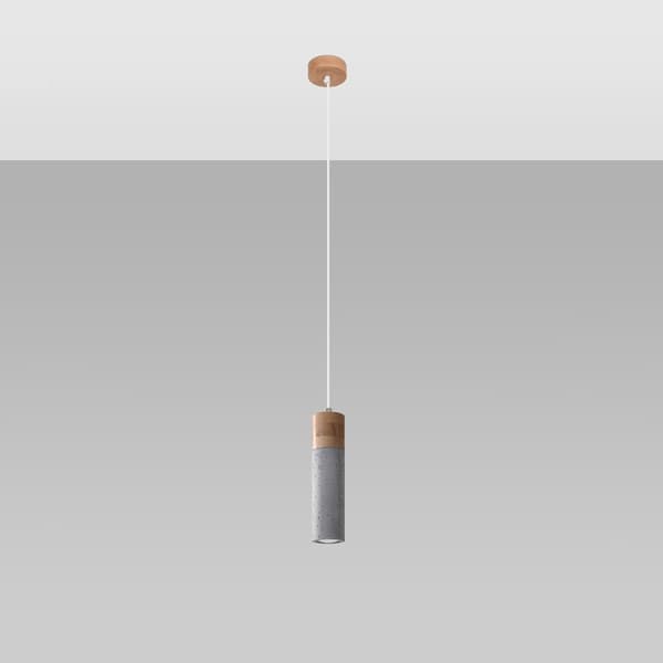 Pendel lampa ZANE 1 grå Grey
