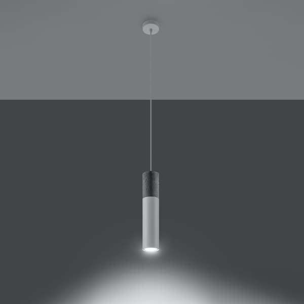 Pendel lampa BORGIO 1 vit White