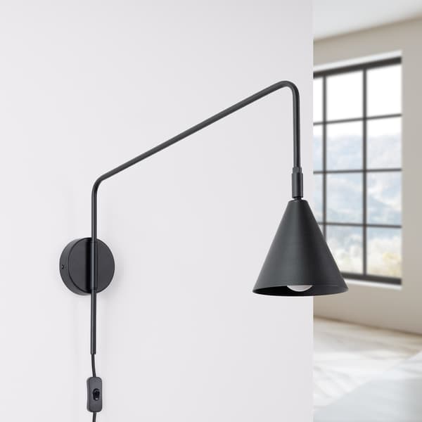 Vägglampa NOX svart Black