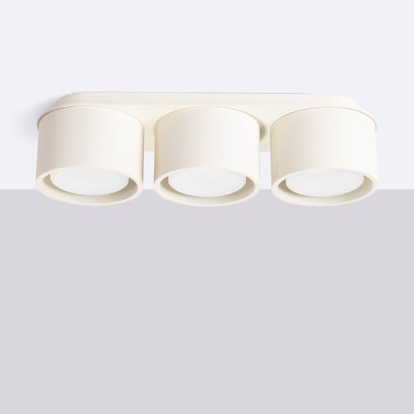 Taklampa MODO 3 beige Gx53 Beige