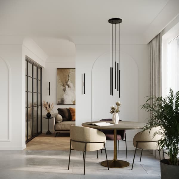 Taklampa PASTELO 2 svart Black