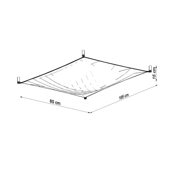 Taklampa LUNA 1 vit White