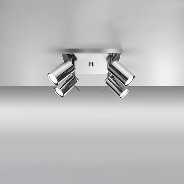 Taklampa RING 4 krom Chrome