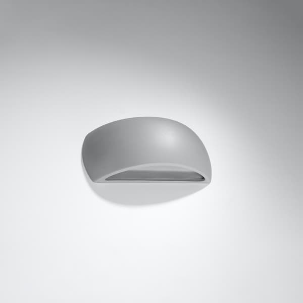 Vägglampa keramisk PONTIUS grå Grey