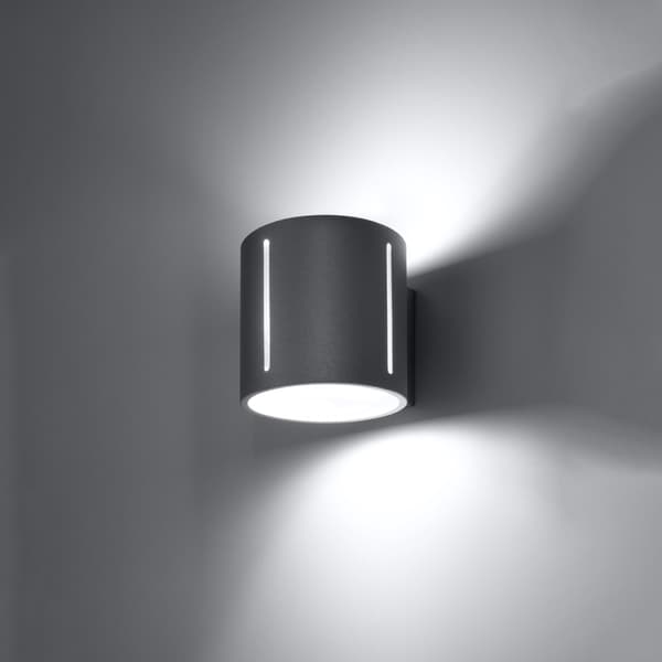 Vägglampa INEZ grå Grey