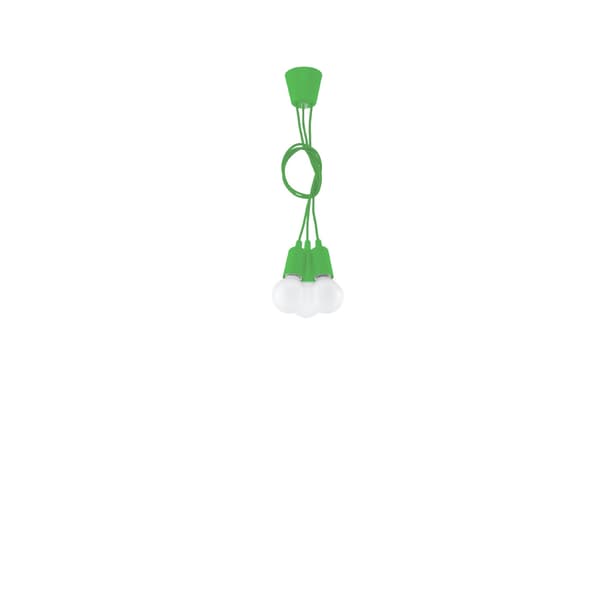 Pendel lampa DIEGO 3 grön Green