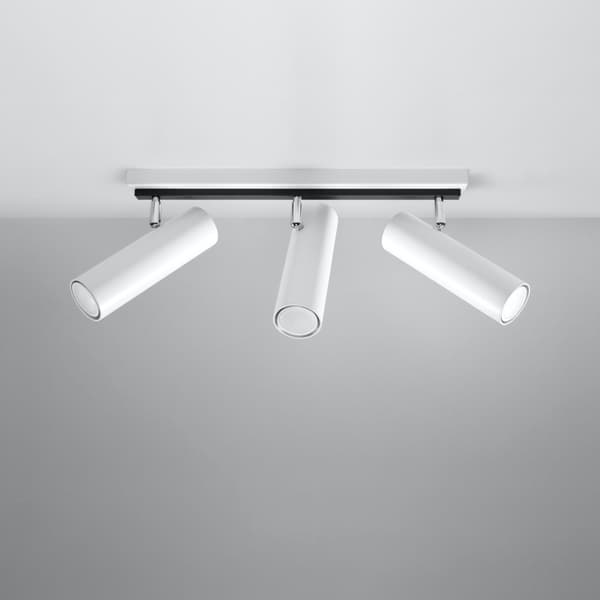 Taklampa DIREZIONE 3 vit White