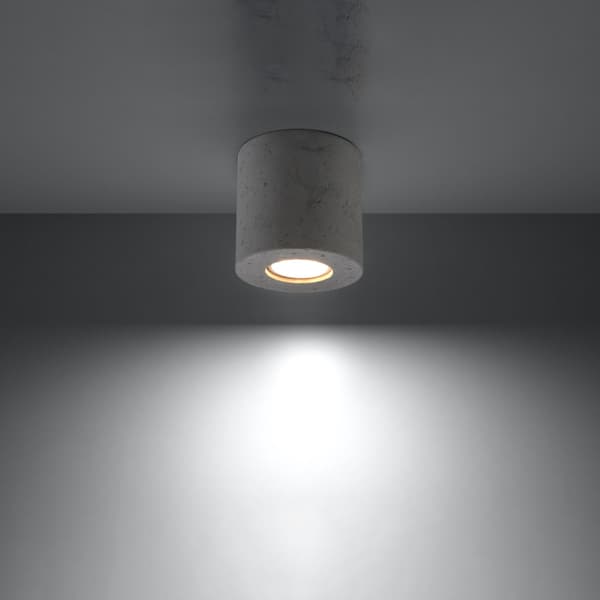 Taklampa ORBIS betong Grey