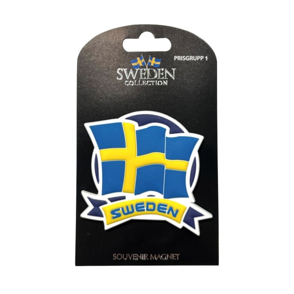 Magnet Souvenir Flagg Sverige Multicolor