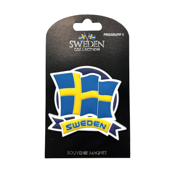 Magnet Souvenir Flagg Sverige Multicolor