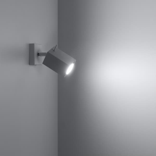 Vägglampa MERIDA vit White