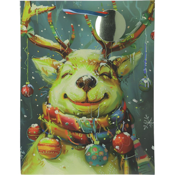 Presentpåse Julpåse Jul 4-pack Multicolor