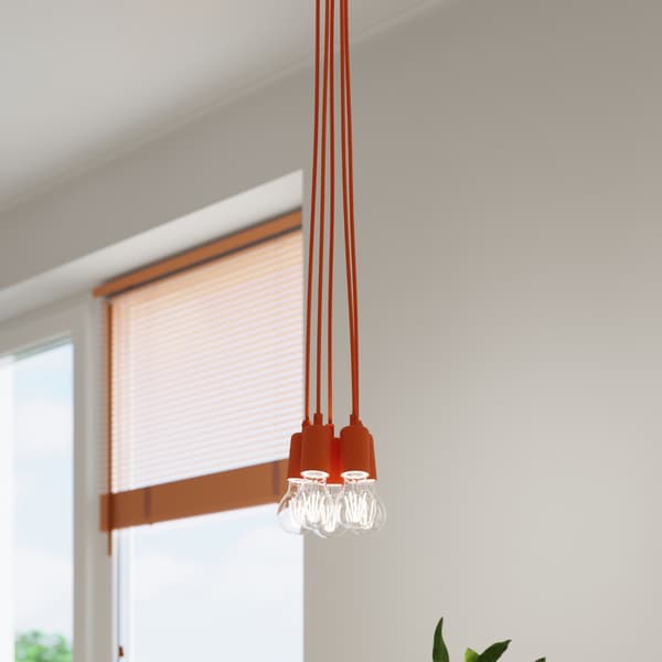 Pendel lampa DIEGO 5 orange Orange
