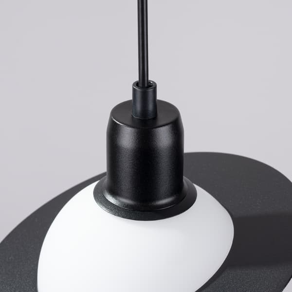 Pendellampa HYPERION 1 svart Black
