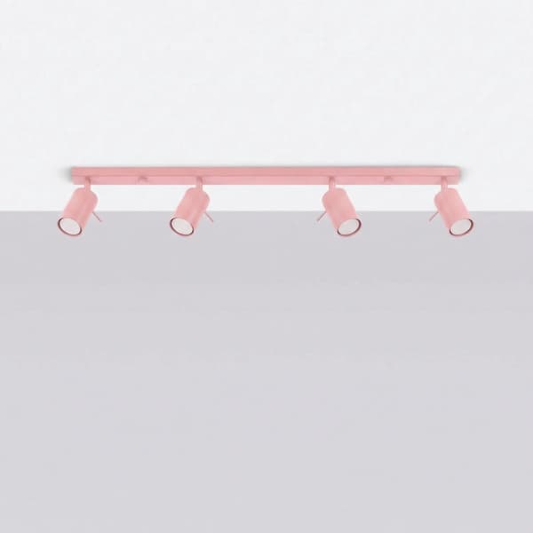 Taklampa RING 4L rosa Pink
