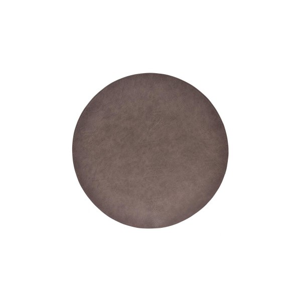 Glasunderlägg Grå läderlook 4-pack Grey