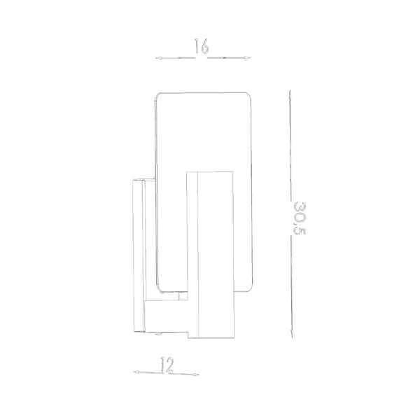 Vägglampa LAPPO vit White
