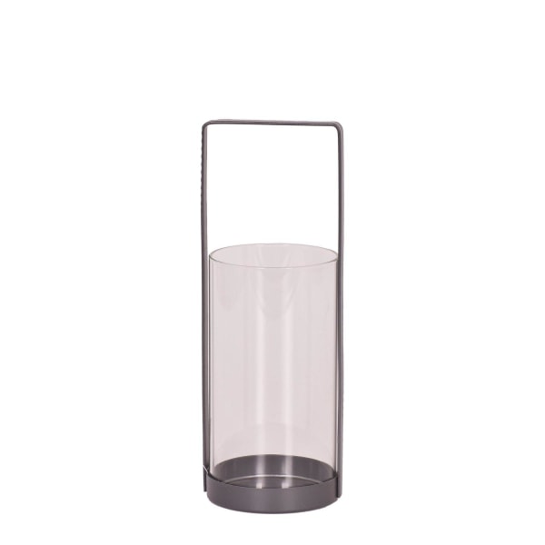 Ljushållare Smide/Glas Grå 23 cm grå