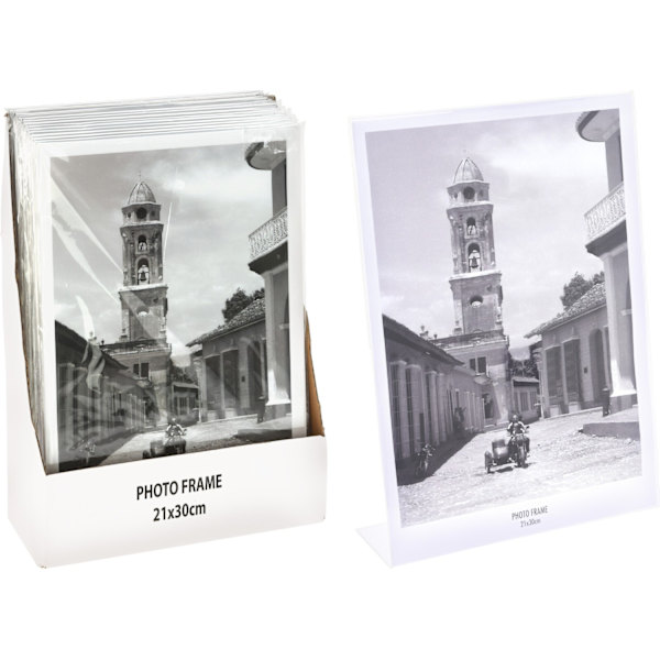 Fotoram Transparent Plast 21x30 cm Transparent