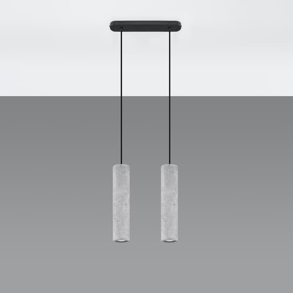 Hängande lampa LUVO 2 Grey