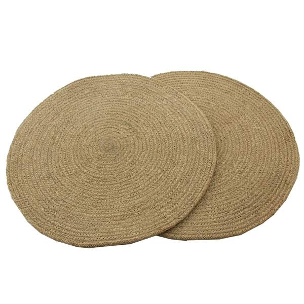 Underlägg Jute 38 cm 4-pack Nature