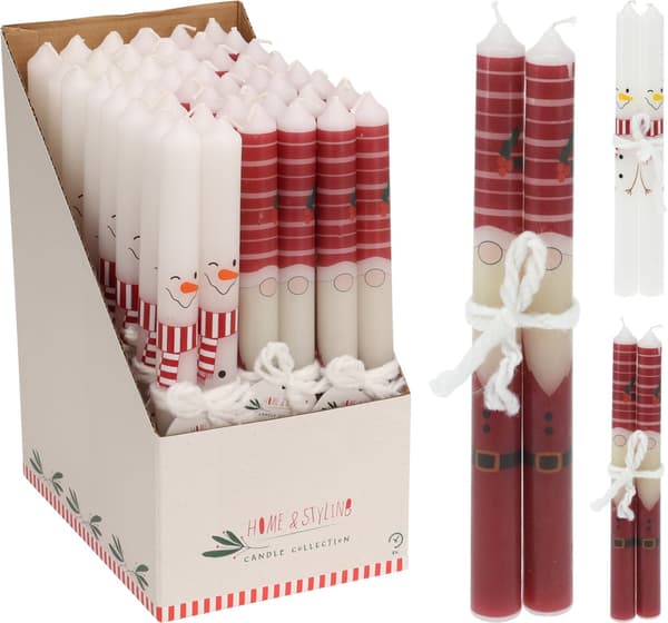 Ljus Jul 2-pack Snögubbar 25 cm White Snögubbar