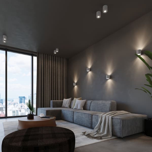 Vägglampa ORBIS betong Grey