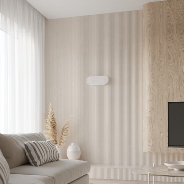 Vägglampa SACCON vit White