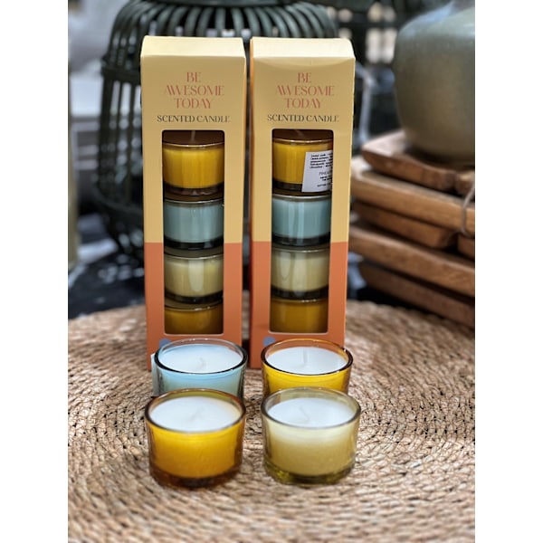 Doftljus 4-pack Presentförpackning Pineapple & Neroli Yellow Pineapple & Neroli