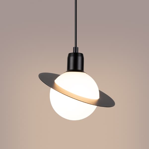 Pendellampa HYPERION 1 svart Black