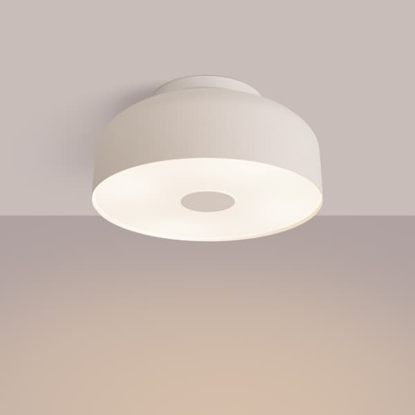 Taklampa OMIQ beige Beige