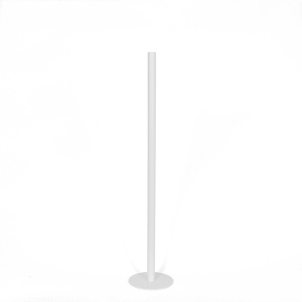 Ljusstake Golv Smide Vit 75 cm White